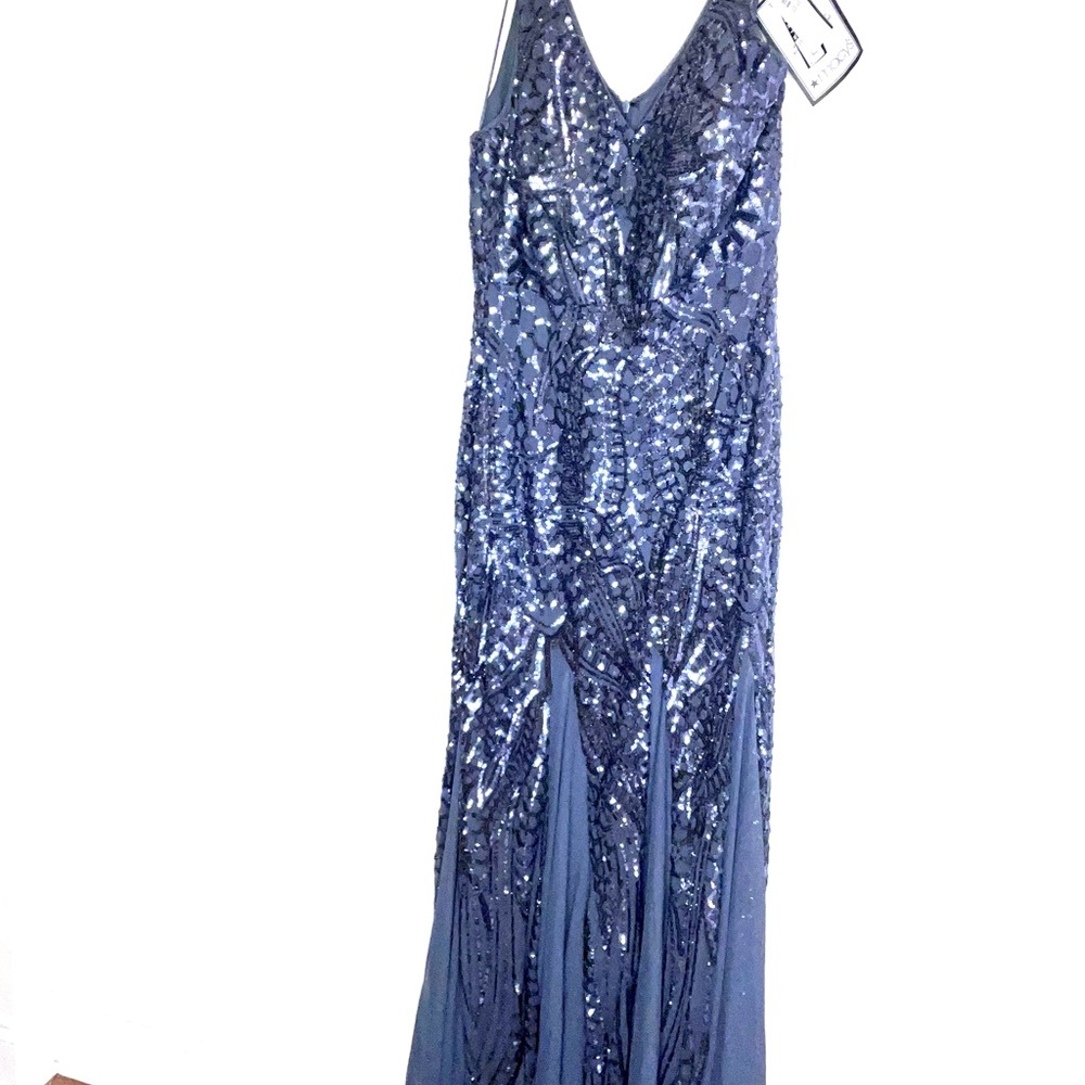 Floor length sequin sleeveless gown - price firm.